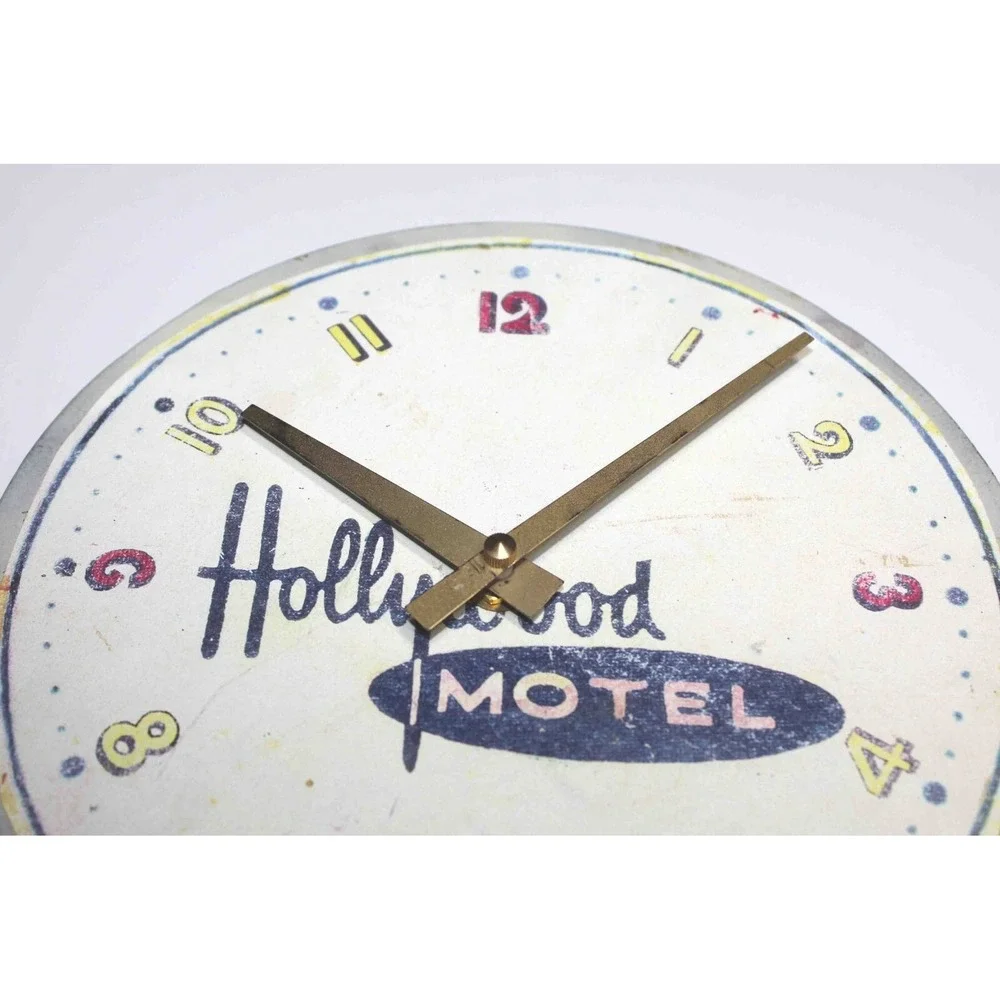 Vntg Hollywood Motel Print Face 8